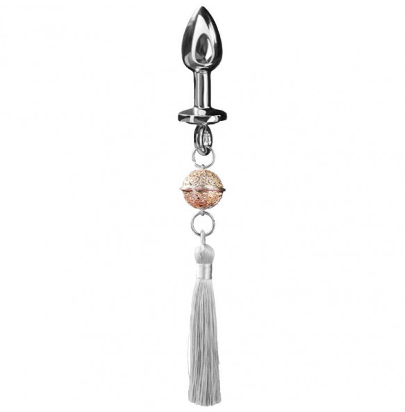 MizzZee - Bell Nipple Clamp Anal Plug Tassels Set